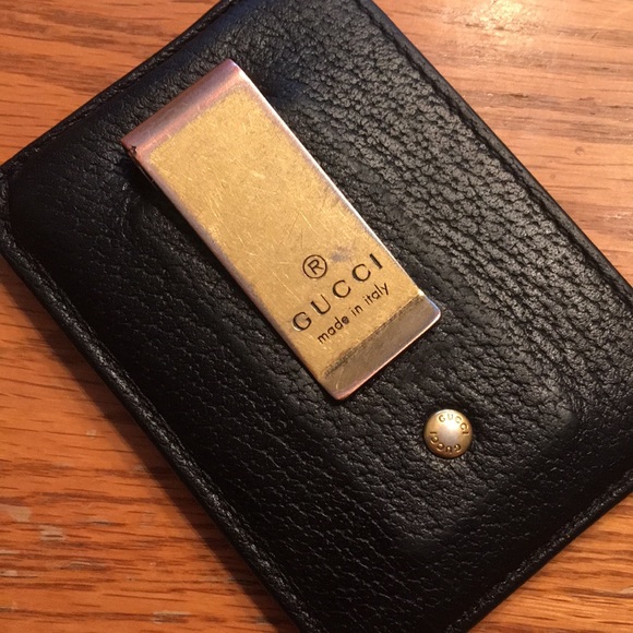 Gucci Logo Stamp Clip/Card Case. - Picture 5 of 5